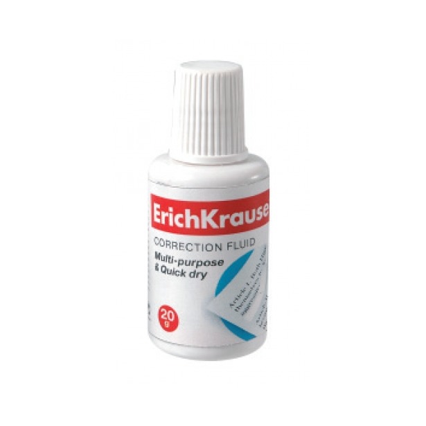 Корректирующая жидкость с губкой ErichKrause® Extra, 20 г.